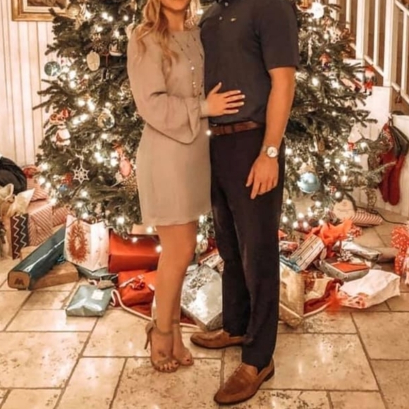 NWT Lulu's Status Update Lt Gray Shift Dress - Picture 8 of 8